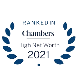 Ranked in Chambers High Net Worth 2021